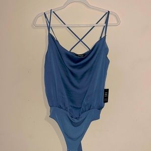 NWT Express Cowl Neck Tank Bodysuit